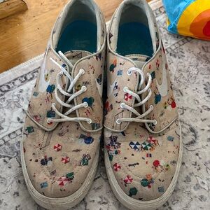 Nike Janowski Beach Sneakers Multicolor Canvas Sneakers